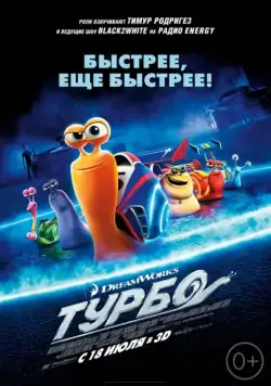 Турбо / Turbo (2013) мультфильм смотреть онлайн в хорошем качестве