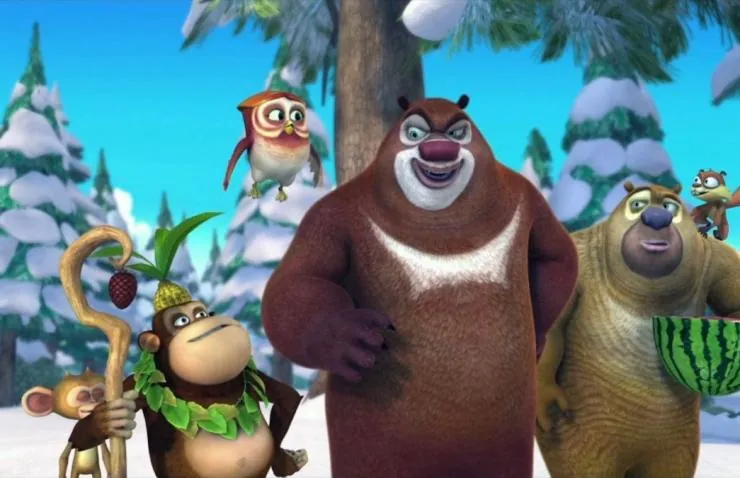 Медведи-соседи: Зимние каникулы (2013) смотреть онлайн Медведи-соседи: Зимние каникулы (2013) мультфильм смотреть онлайн