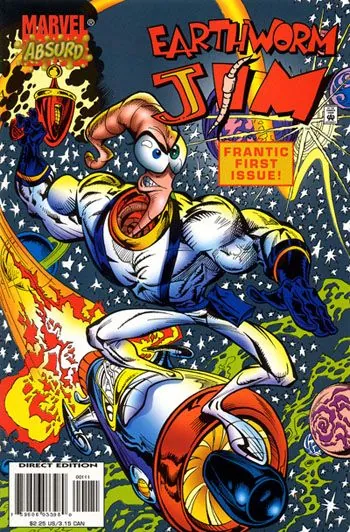 Червяк Джим / Earthworm Jim (1995) cериал смотреть онлайн в хорошем качестве
