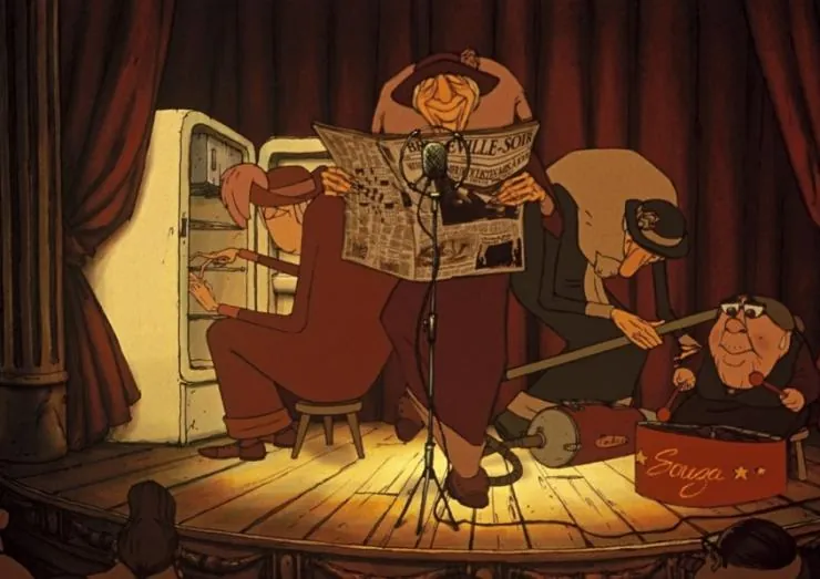 Трио из Бельвилля (2003) смотреть онлайн Трио из Бельвилля (2003) мультфильм смотреть онлайн