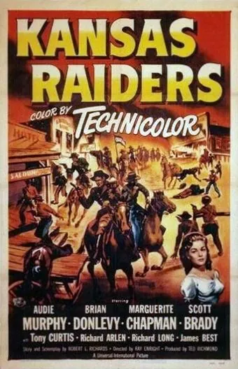 Канзасские рейдеры / Kansas Raiders (1950) фильм смотреть онлайн в хорошем качестве