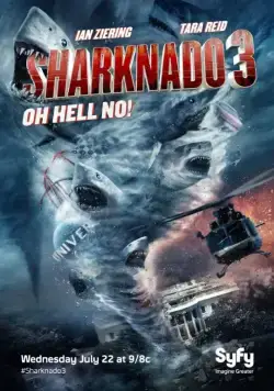 Акулий торнадо 3 / Sharknado 3: Oh Hell No! (2015) фильм смотреть онлайн в хорошем качестве