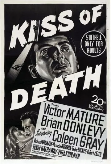 Поцелуй смерти / Kiss of Death 1947 смотреть онлайн фильм в хорошем качестве
