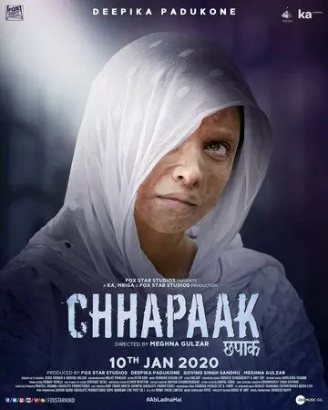 Брызги / Chhapaak (2020) фильм смотреть онлайн в хорошем качестве