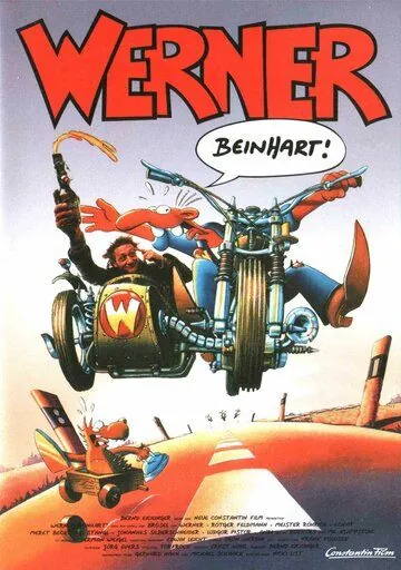 Вернер. Твердый, как кость / Werner - Beinhart! (1990) мультфильм смотреть онлайн в хорошем качестве