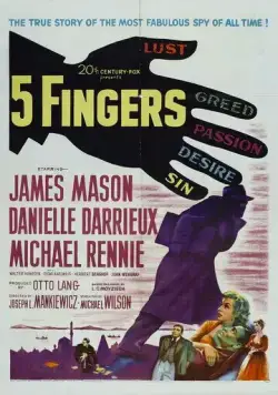 Пять пальцев / 5 Fingers (1952) фильм смотреть онлайн в хорошем качестве