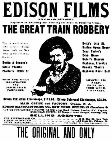 Большое ограбление поезда / The Great Train Robbery (1903) фильм смотреть онлайн в хорошем качестве