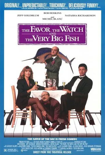 Смотреть Услуга, часы и очень большая рыба / The Favour, the Watch and the Very Big Fish(1991) фильм в онлайне бесплатно
