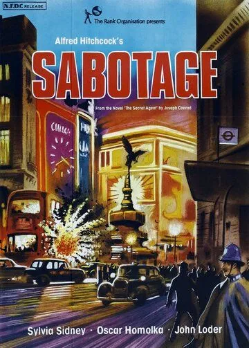 Саботаж / Sabotage (1936) фильм смотреть онлайн в хорошем качестве