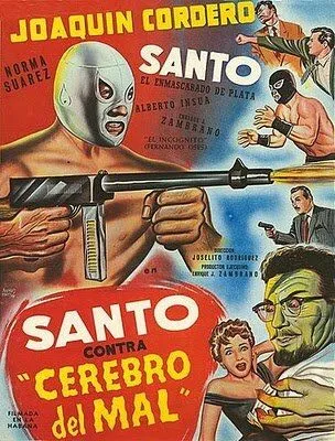 Санто против злого гения / Santo contra cerebro del mal (1961) фильм смотреть онлайн в хорошем качестве