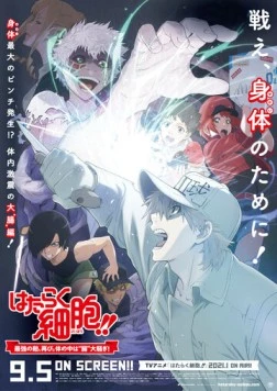 Клетки за работой! Возвращение сильнейшего врага / Hataraku Saibou!!: Saikyou no Teki, Futatabi. Karada no Naka wa «Chou» Oosawagi! (2020) мультфильм смотреть онлайн в хорошем качестве