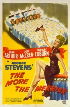 Чем больше, тем веселее / The More the Merrier (1943) фильм смотреть онлайн в хорошем качестве