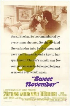 Сладкий ноябрь / Sweet November (1968) фильм смотреть онлайн в хорошем качестве