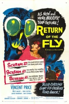 Возвращение мухи / Return of the Fly (1959) фильм смотреть онлайн в хорошем качестве